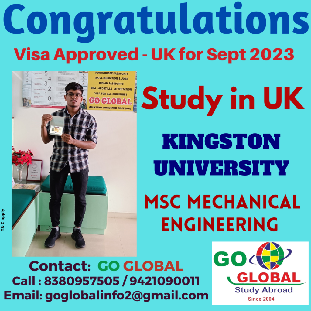 FREE UK ADMISSION and UK STUDY VISA
